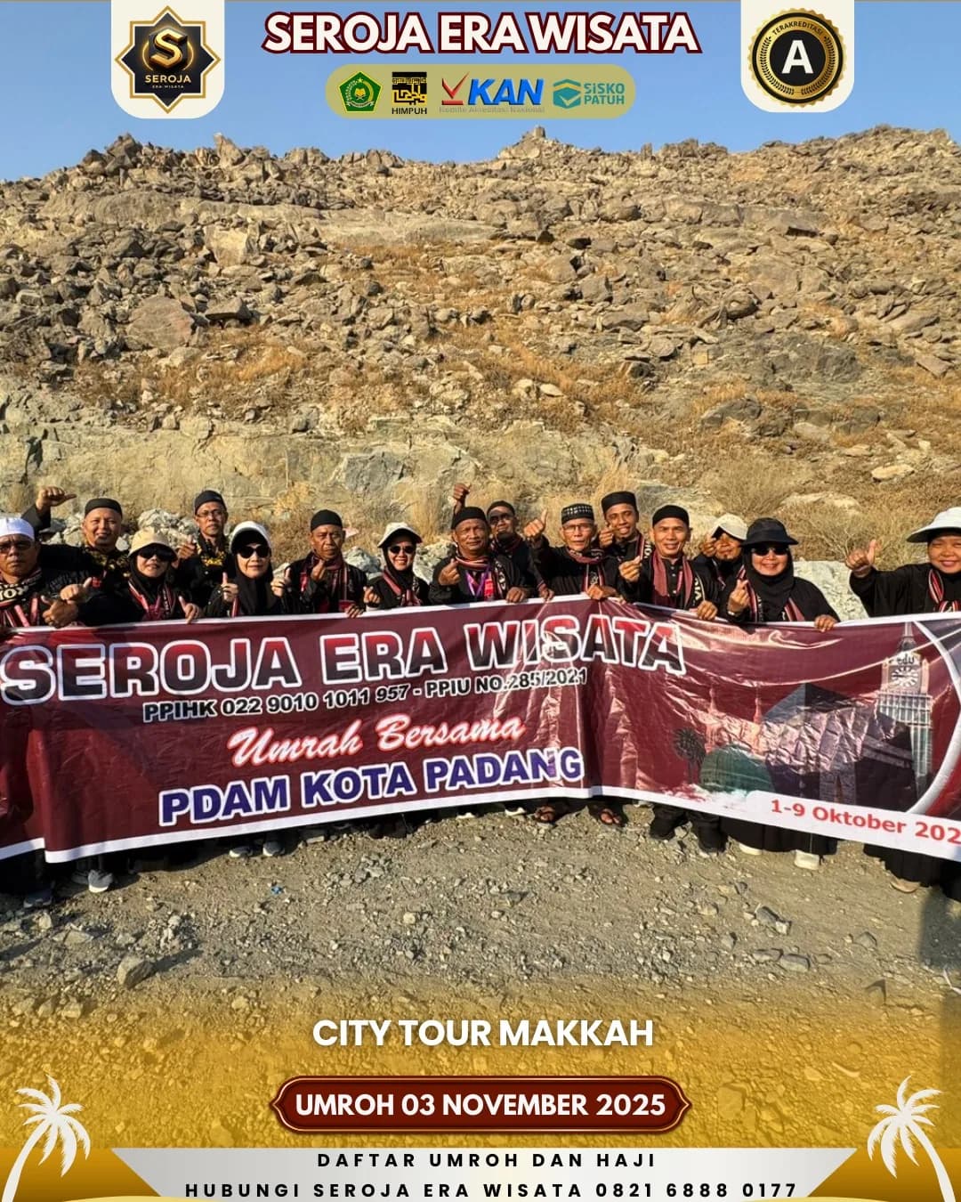 Dokumentasi perjalanan jamaah Seroja Era Wisata 3