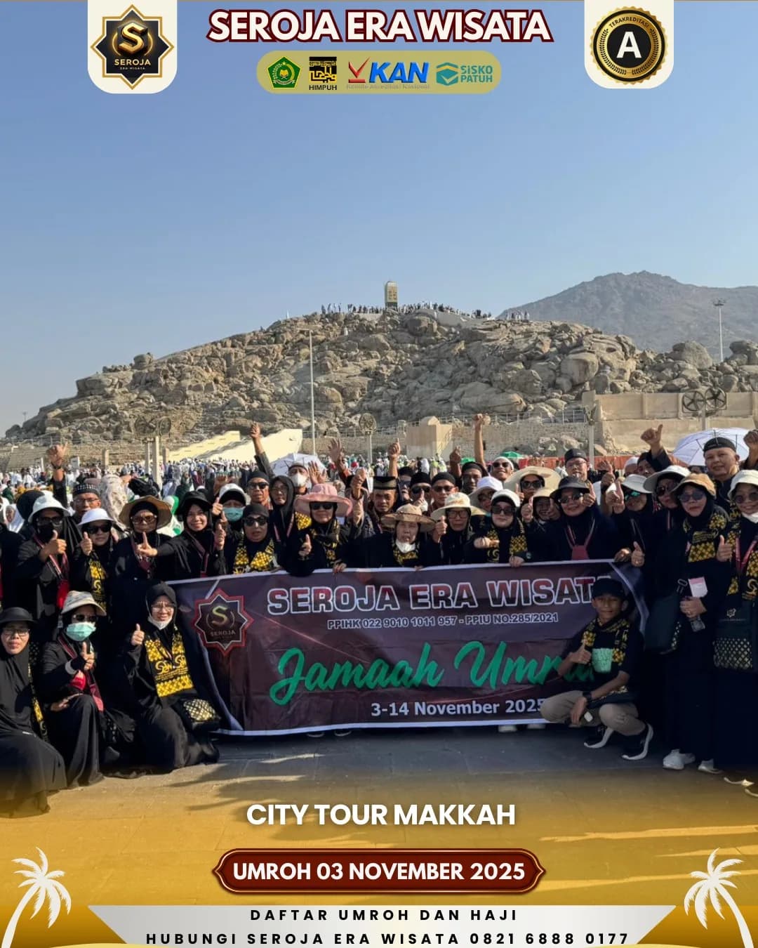 Dokumentasi perjalanan jamaah Seroja Era Wisata 5